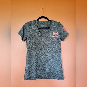 Under Armous athletic tee, size XS